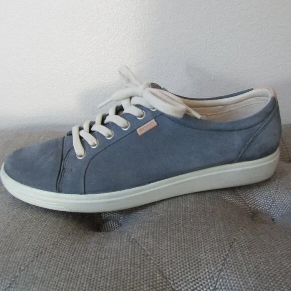 ECCO Nubuck Leather Sneaker EU 40/US 9 - Picture 6 of 13